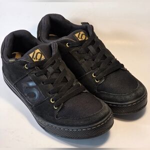 Five Ten Freerider Men's Flat Black/Khaki Mountain Bike Shoes Size 12